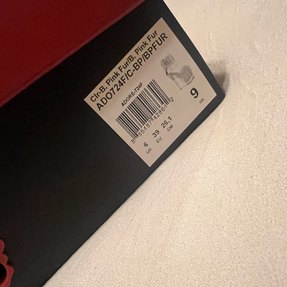 NEW/ never worn baby pink please Heels 7” ADORE-724F - Picture 3 of 3